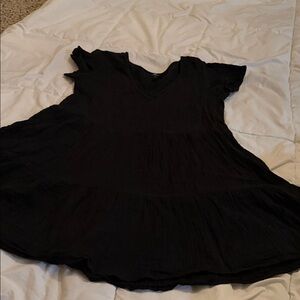 Cute Rip Curl black dress or cover-up